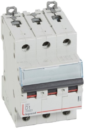 Выключатель автоматический Legrand DX3-E 6000 3п 1А D 10кА картинка